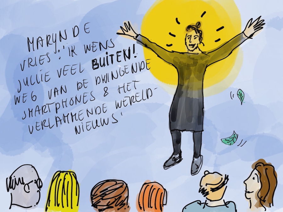 Marijn de Vries wenst iedereen veel 'buiten'