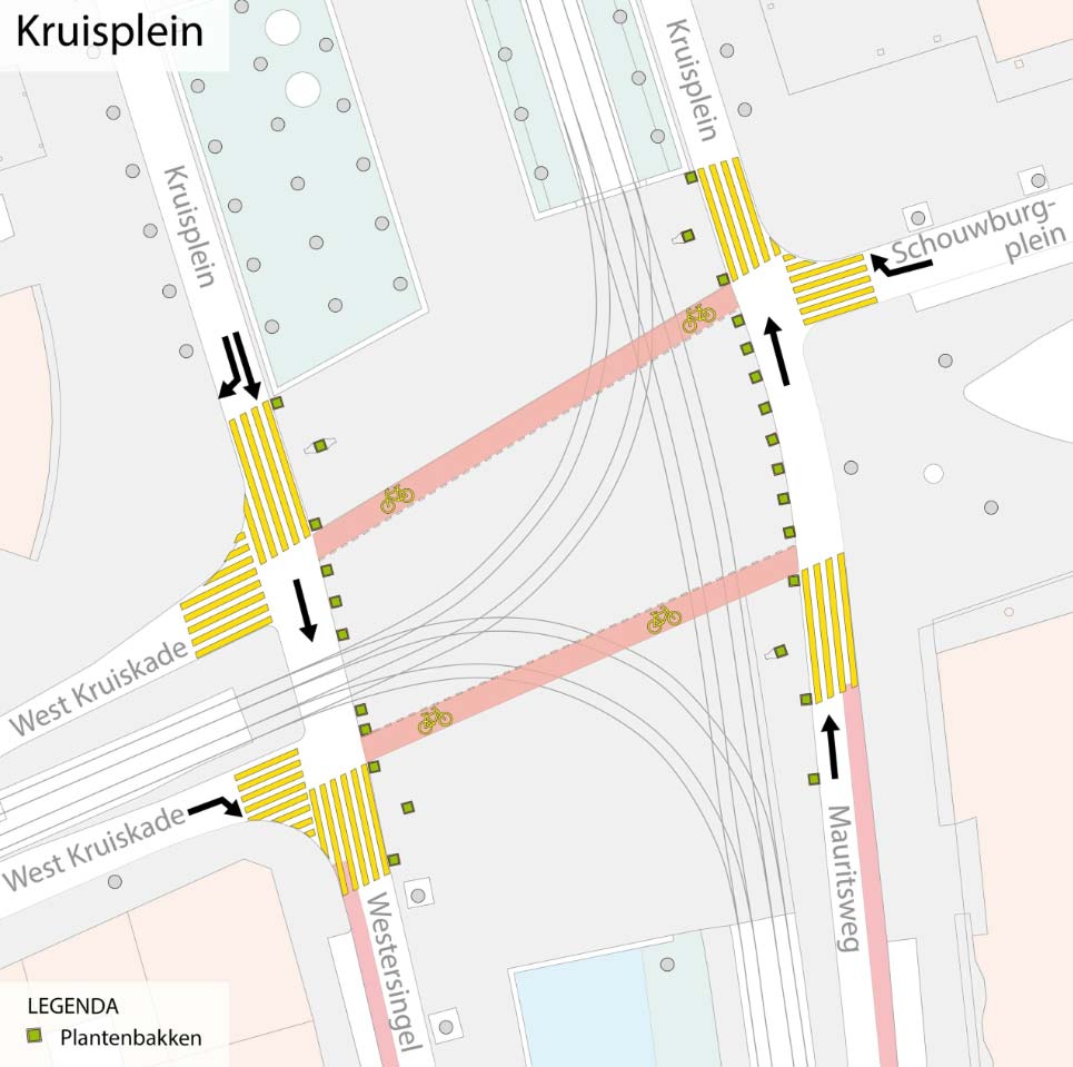 Kruisplein-kaart