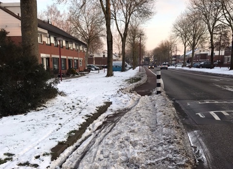 sneeuw Batauweg